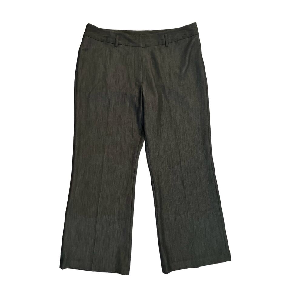 Ruby Rd. Women's Black "Demin Look" Wide Leg Pants Career Casual | Size 18